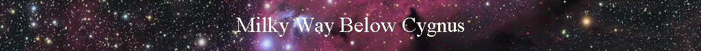 Milky Way Below Cygnus