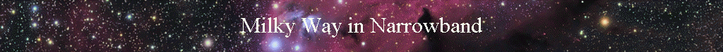 Milky Way in Narrowband