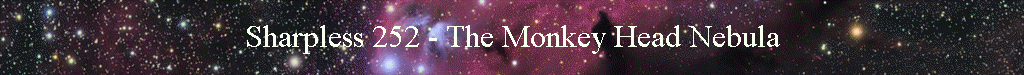 Sharpless 252 - The Monkey Head Nebula