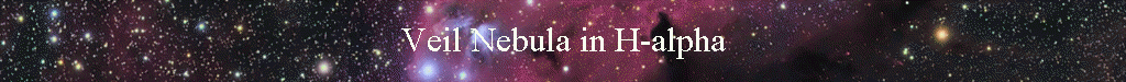 Veil Nebula in H-alpha